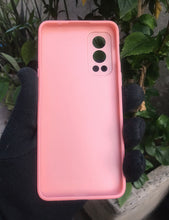 Load image into Gallery viewer, Pink glass camera protector premium case for OnePlus Nord 2

