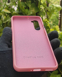 Pink Rainbow silicone case for OnePlus Nord