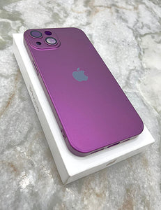 Purple Hard Pc premium case for Apple Iphone 13