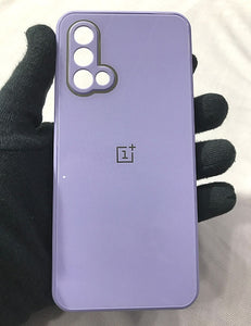 Purple glass camera protector premium case for OnePlus Nord CE