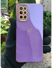 Load image into Gallery viewer, Purple My Case chrome silicone case for OnePlus 8T

