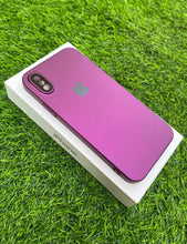 Load image into Gallery viewer, Purple Hard Pc premium case for Apple Iphone X/XS
