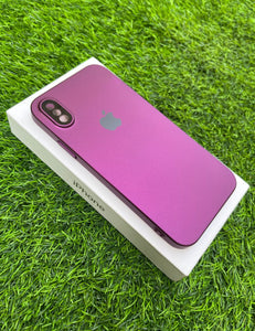 Purple Hard Pc premium case for Apple Iphone X/XS