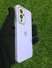 Load image into Gallery viewer, Purple glass camera protector premium case for OnePlus 9
