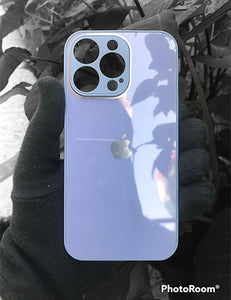 Purple glass camera protector premium case for Apple Iphone 13 Pro