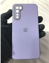 Load image into Gallery viewer, Purple glass camera protector premium case for OnePlus Nord
