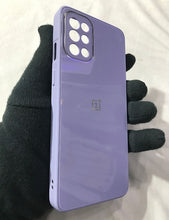 Load image into Gallery viewer, Purple glass camera protector premium case for OnePlus 9R
