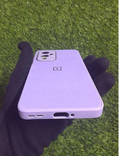 Load image into Gallery viewer, Purple glass camera protector premium case for OnePlus 9
