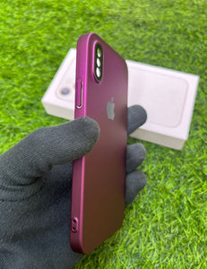 Purple Hard Pc premium case for Apple Iphone X/XS
