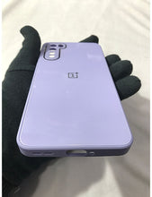 Load image into Gallery viewer, Purple glass camera protector premium case for OnePlus Nord
