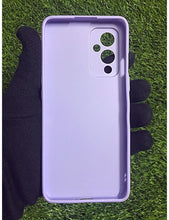 Load image into Gallery viewer, Purple glass camera protector premium case for OnePlus 9
