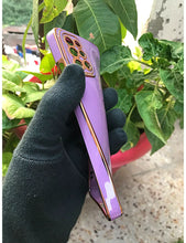 Load image into Gallery viewer, Purple My Case chrome silicone case for OnePlus 8T
