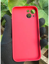 Load image into Gallery viewer, Red glass camera protector premium case for Apple Iphone 13
