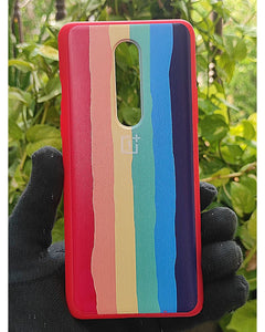 Red Rainbow silicone case for OnePlus 8