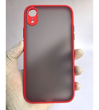 Load image into Gallery viewer, Red Camera Protector smoke case for Apple Iphone XR
