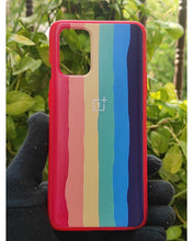 Load image into Gallery viewer, Red Rainbow silicone case for OnePlus 8T
