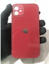 Load image into Gallery viewer, Red glass camera protector premium case for Apple Iphone 12
