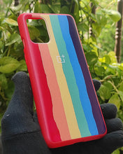 Load image into Gallery viewer, Red Rainbow silicone case for OnePlus 8T
