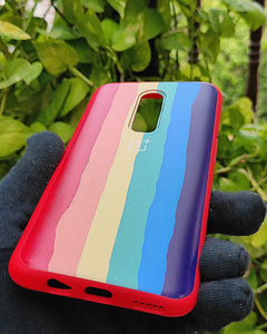 Red Rainbow silicone case for OnePlus 6