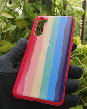 Load image into Gallery viewer, Red Rainbow silicone case for OnePlus Nord
