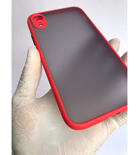 Load image into Gallery viewer, Red Camera Protector smoke case for Apple Iphone XR
