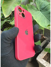Load image into Gallery viewer, Red glass camera protector premium case for Apple Iphone 13
