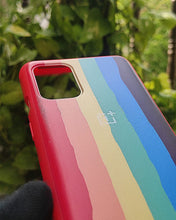 Load image into Gallery viewer, Red Rainbow silicone case for OnePlus 8T

