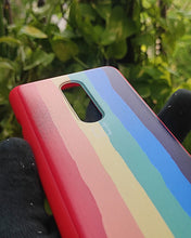 Load image into Gallery viewer, Red Rainbow silicone case for OnePlus 8
