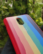 Load image into Gallery viewer, Red Rainbow silicone case for OnePlus 7
