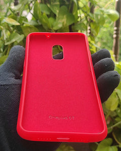 Red Rainbow silicone case for OnePlus 6T