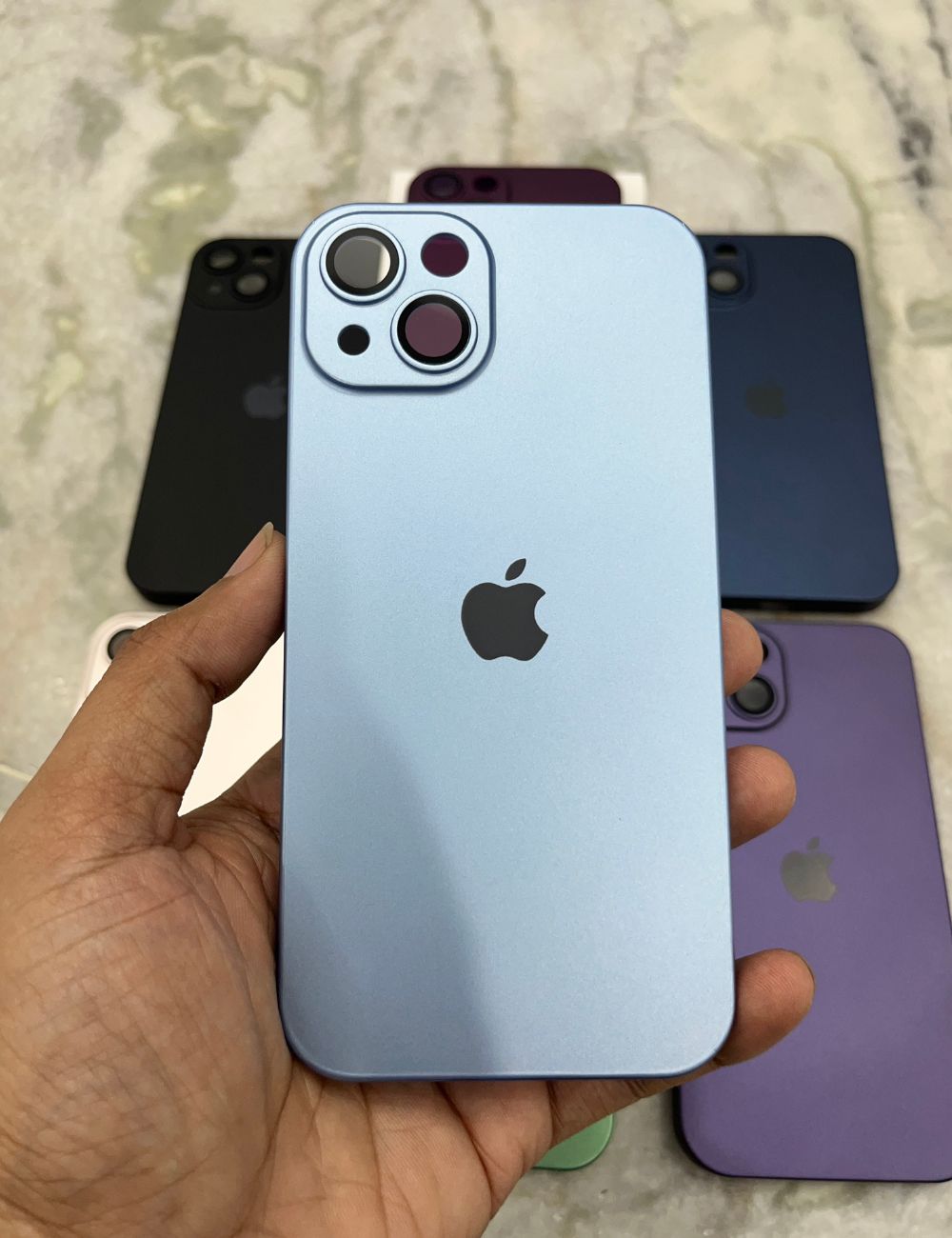 Sierra Blue Hard Pc Premium case for Apple Iphone 15