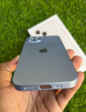 Load image into Gallery viewer, Sierra Blue Hard Pc Premium case for Apple Iphone 15
