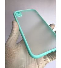 Load image into Gallery viewer, Sea Blue Camera Protector smoke case for Apple Iphone XR
