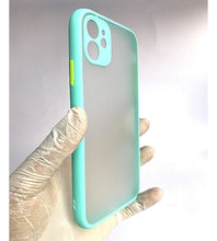 Load image into Gallery viewer, Sea Blue Camera Protector Smoke case for Apple Iphone 11
