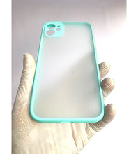 Load image into Gallery viewer, Sea Blue Camera Protector Smoke case for Apple Iphone 11
