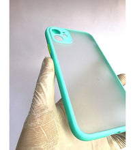Load image into Gallery viewer, Sea Blue Camera Protector Smoke case for Apple Iphone 11
