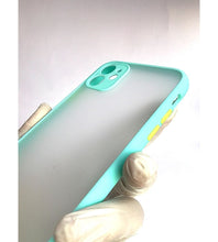 Load image into Gallery viewer, Sea Blue Camera Protector Smoke case for Apple Iphone 11
