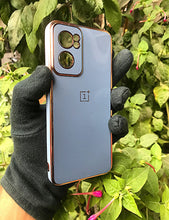 Load image into Gallery viewer, Siera Blue My Case chrome silicone case for OnePlus Nord CE 2
