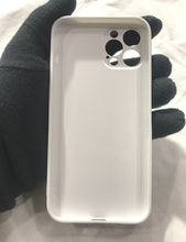Load image into Gallery viewer, White glass camera protector premium case for Apple Iphone 12 Pro
