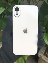 Load image into Gallery viewer, White glass camera protector premium case for Apple Iphone XR
