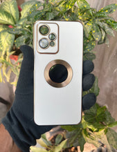 Load image into Gallery viewer, White 6D chrome logo cut silicone case for OnePlus Nord CE 2 Lite
