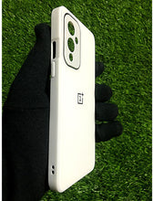 Load image into Gallery viewer, White glass camera protector premium case for OnePlus 9
