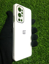 Load image into Gallery viewer, White glass camera protector premium case for OnePlus 9 Pro
