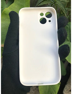 White glass camera protector premium case for Apple Iphone 13
