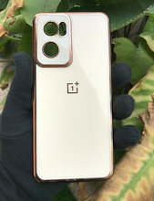 Load image into Gallery viewer, White My Case chrome silicone case for OnePlus Nord CE 2
