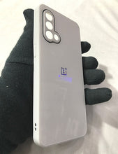 Load image into Gallery viewer, White glass camera protector premium case for OnePlus Nord CE
