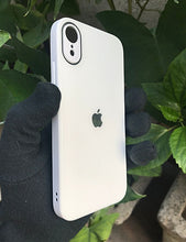 Load image into Gallery viewer, White glass camera protector premium case for Apple Iphone XR
