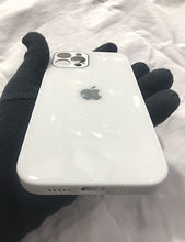 Load image into Gallery viewer, White glass camera protector premium case for Apple Iphone 12 Pro
