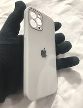Load image into Gallery viewer, White glass camera protector premium case for Apple Iphone 12 Pro
