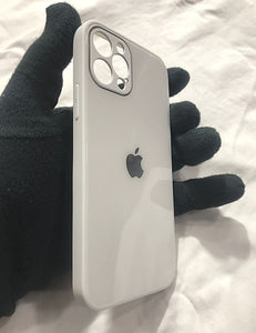 White glass camera protector premium case for Apple Iphone 12 Pro
